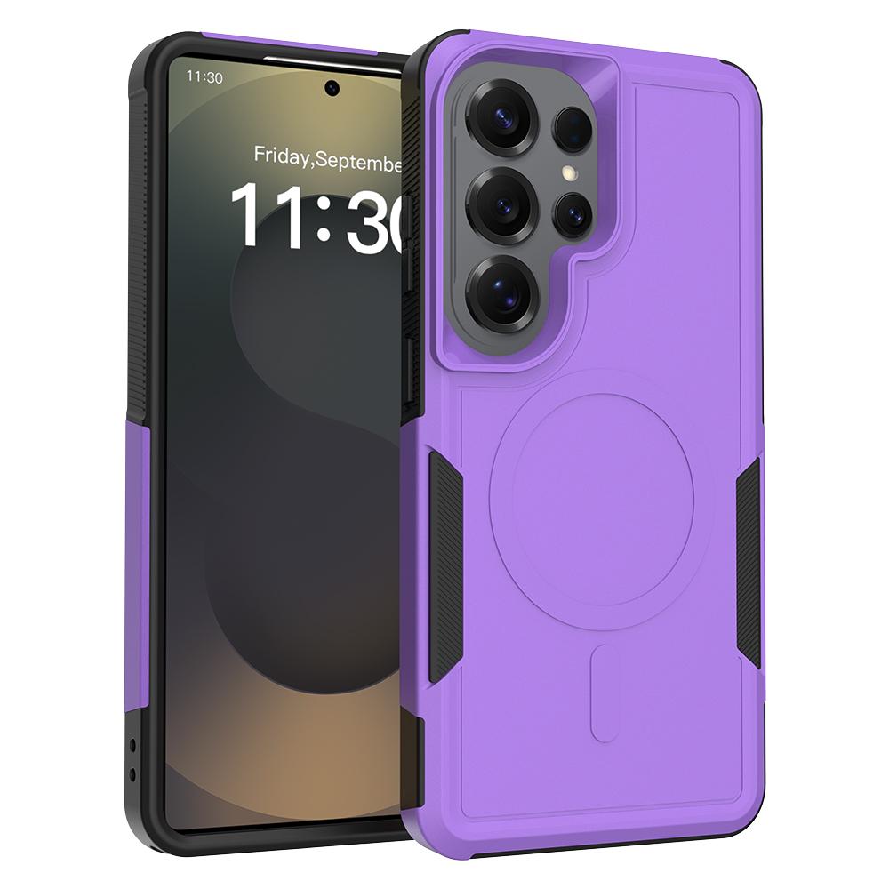 Thickened Rugged Armour Magnetic Wireless Charge Case For For Samsung S26 Ultra S25 FE S24 Plus A56 A36 A26 A16 A06 Shockproof Cover