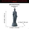 Guan Yin Statue Weibliche Buddha Skulptur Ornament Kuanyin Figur für Schreibtisch