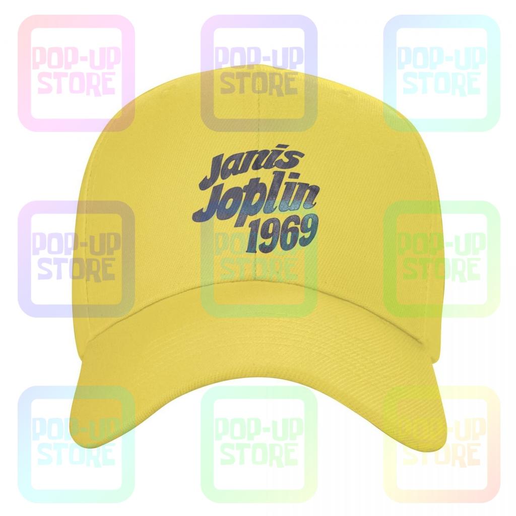 Janis Joplin 1969 Rock N Roll Music Band Baseball Cap Truck Driver Caps Print Outdoor Best Quality