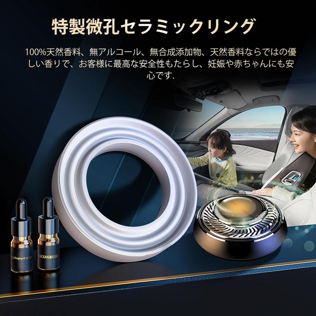 SYAKAORI Solar Rotating Car , Car , Solar Powered, Eau de