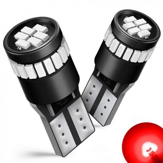 AUXITO Чисто-красные T10 194 192 168 Светодиодные лампы для габаритных огней Супер яркие Без ошибок