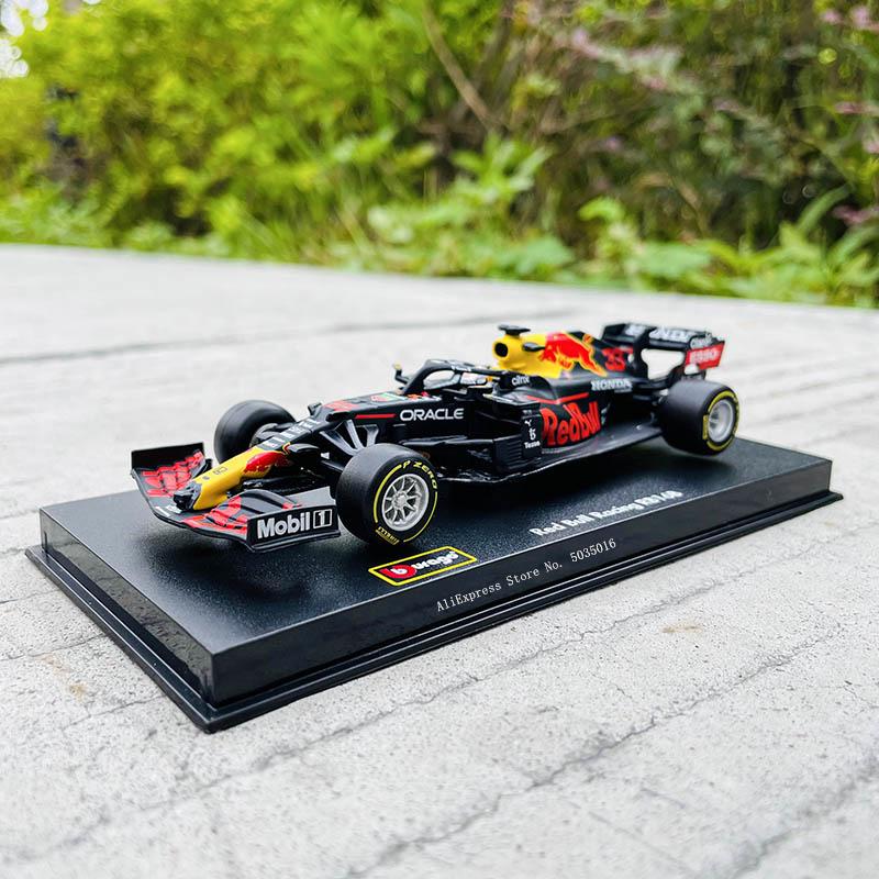 Bburago 1:43 2021 F1 Red Bull Racing RB16B #33 Verstappen modelo de carreras coche de simulación modelo de coche juguete de coche de aleación colección regalo