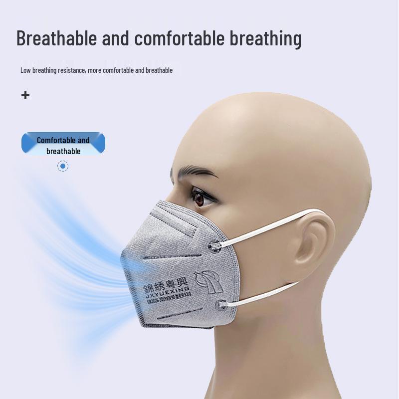 Jinxiu 9330 Premium Einweg-Maske mit 4 Lagen und Ohrschlaufen aus Vliesstoff Spunbond