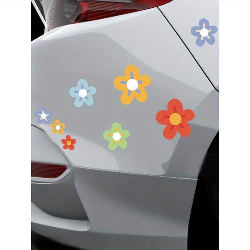1sheet Flower Print Car Sticker