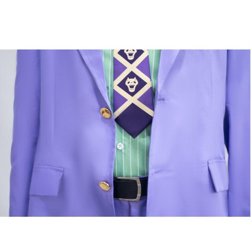 JoJo's Bizarre Adventure Yoshikage Kira Costume Cosplay per Palco Anime Bidimensionale di Halloween