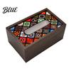 Bathroom Tissue Case Wooden Box Cover Rectangular Paper Towel Dispenser Decorative Napkin Storage Dining Room Holder Organizer for Office Desk Home