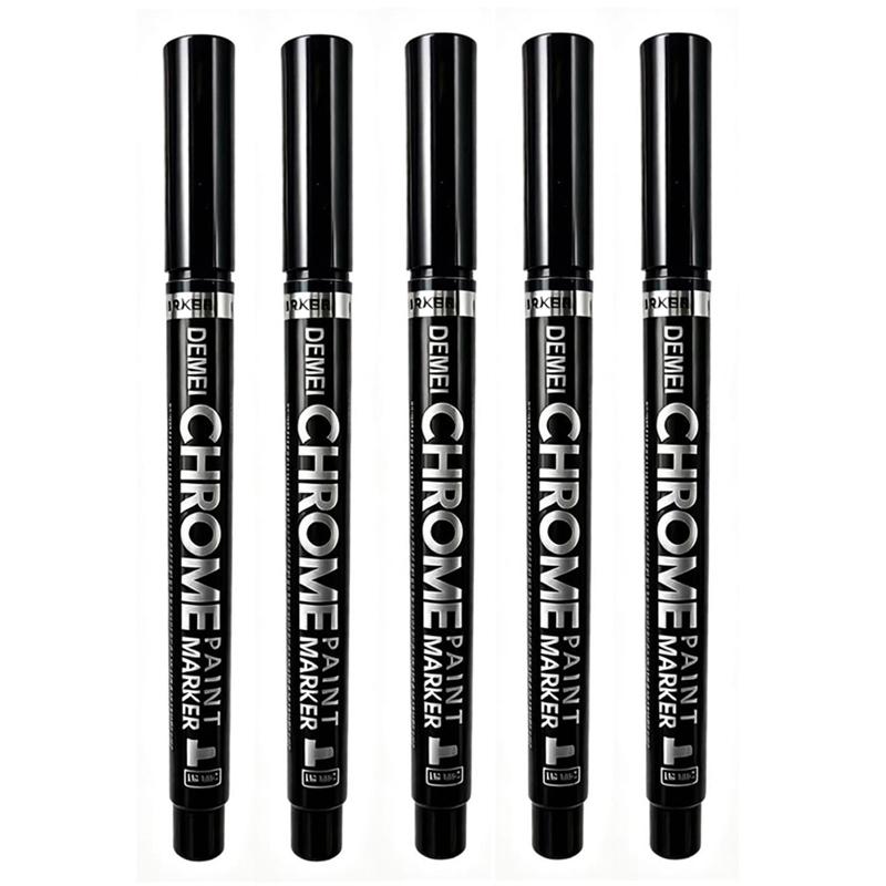 1-20Pcs Mirror Marker Pen DIY Reflective Paint Pens Mirror Markers Chrome Gold SILVER Marker Signature Car Styling Art Craftwork