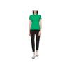 Polo Ralph Lauren Solid Color Logo Embroidered Short Sleeve Polo Shirt Women Tops Green WMPOKNINN810297-D08