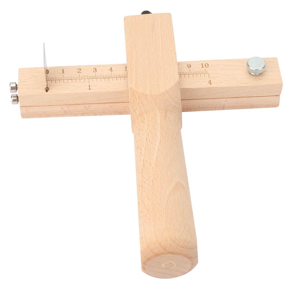 Adjustable Leather Strap Wood Cutter Craft Strip Belt Hand Cutting Tool