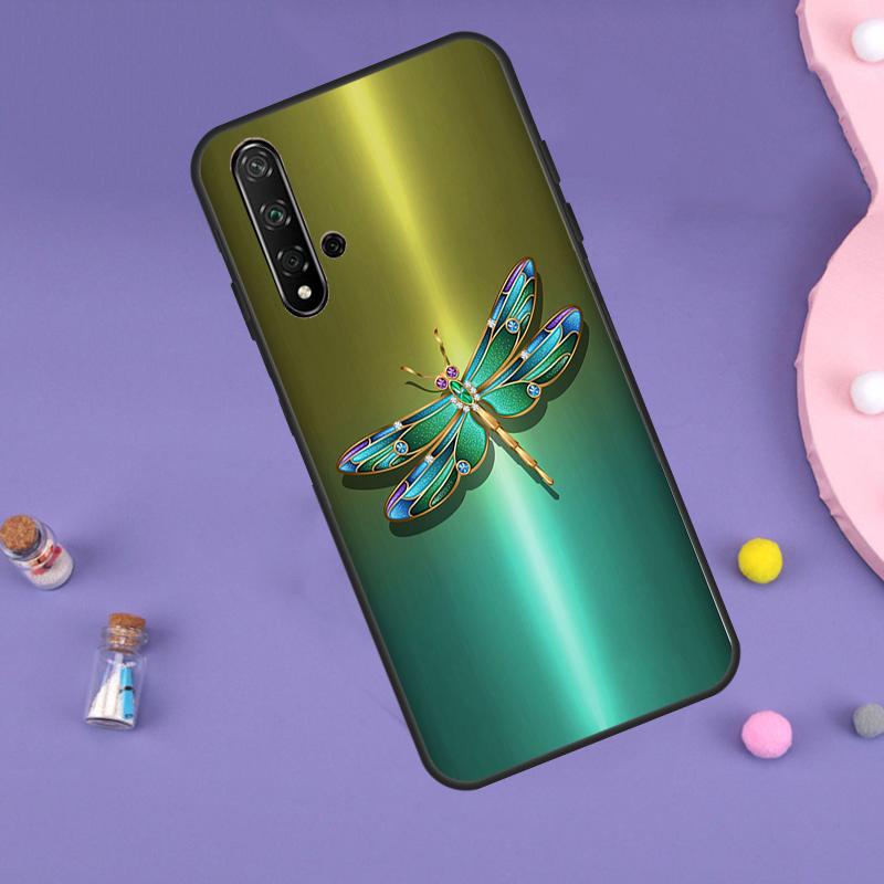 Dragonfly For Huawei Nova 10 9 SE 3i 7i 8i 11i 12i Y60 Y61 Y70 Y72 Y73 Y90 Y91 P20 P30 P40 Lite Case