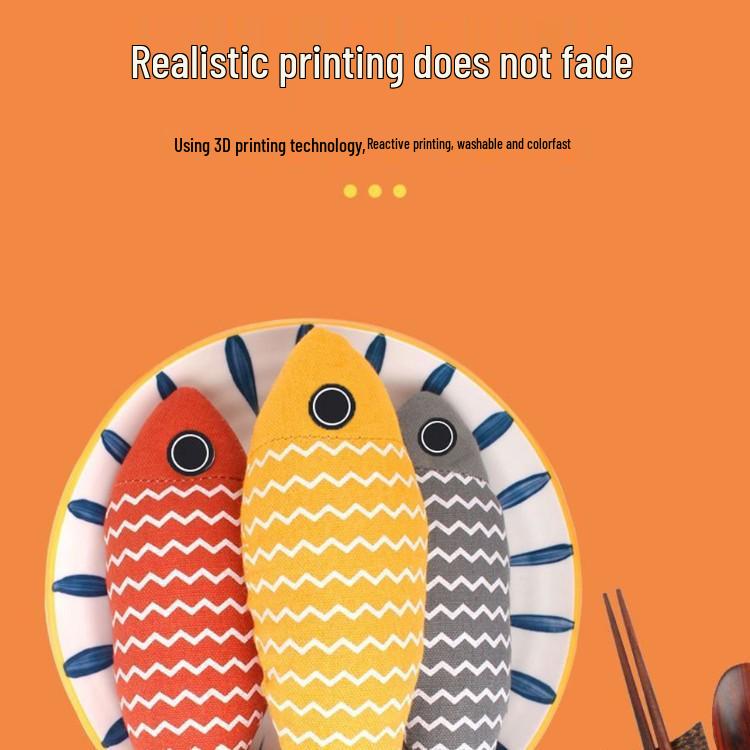 Catnip Fish Toy: Durable, Bite-resistant, Self-play Boredom Relief for Kittens