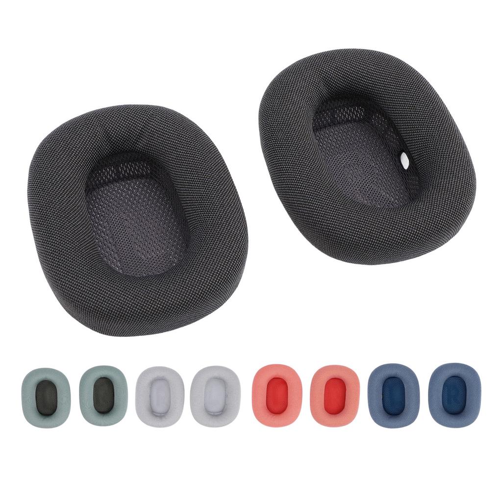2pcs Replacement Ear Pads Cushions Headphones Earpads Ear Cups Mesh High Density Memory Foam