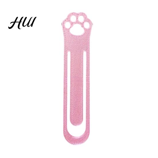 Unique Cat Paw Gift Bookmark, 3D Printed One-Piece Mold, Elastic Stable Book Page Holder Hold Hollow Clip for Reading Accessory Bookmark