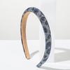 Leopard Print Rhinestone Headband Animal Pattern Crystal Hairband Luxury Bling Wide Hair Hoop For Women Jewelry