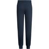 Emporio Armani EA7 FW24 Solid Color Drawstring Letter Pattern Jogger Knit Pants Men bottoms Dark-Blue 8NPP66-PJVRZ-1562