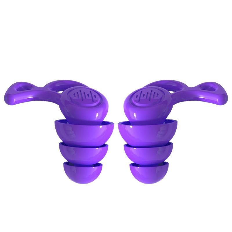 [Silikon Ørepropper] Støyreduserende Gjenbrukbare Silikon Ørepropper for Søvn | Snorke- & Svømme-Komfort, Stille Nattsøvn