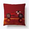 45x45cm Linen Pillow Decorative Linen Cushion Cover Cartoon Vintage Car Pillow Case