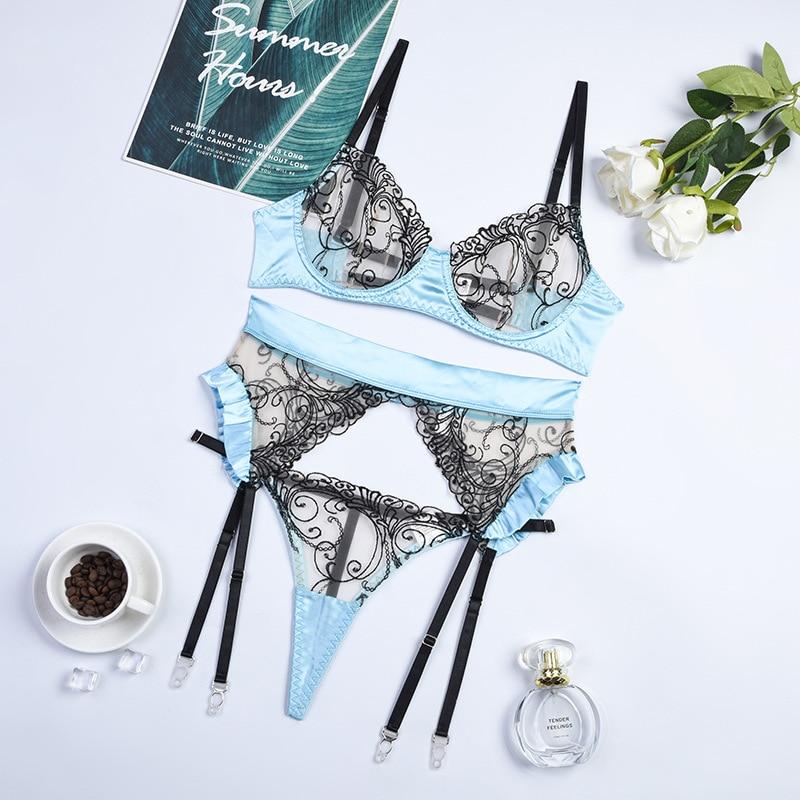sexy geek lingerie Sexy Sleepwear Nightgown Chemise Lace See Through Dress Open Front Bod –  YoYoLemon main image 1
