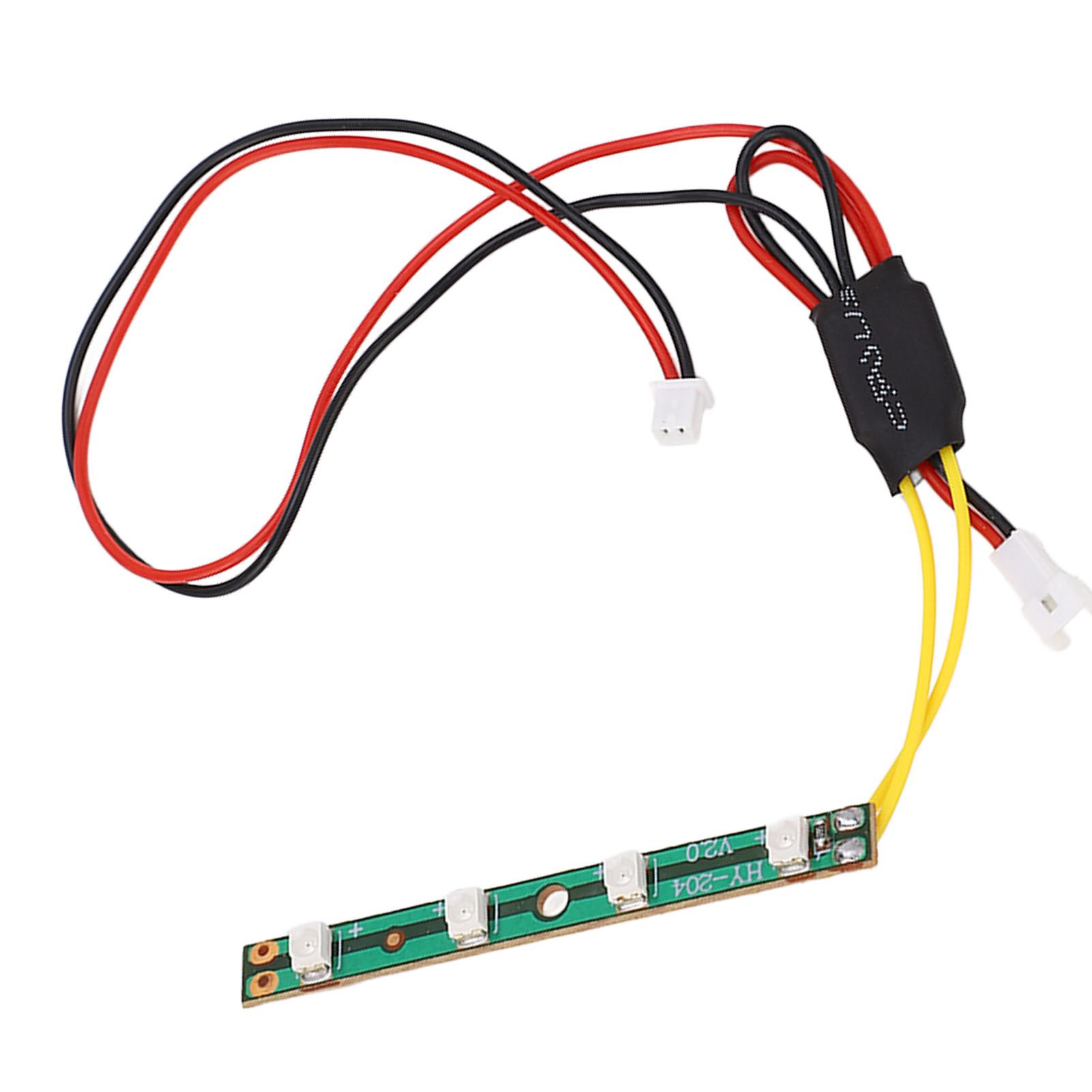 

7.4V RC Light Bar Red Lighting High Brightness 4 Beads 51mm Length for SCY 16103 1/16 RC Cars