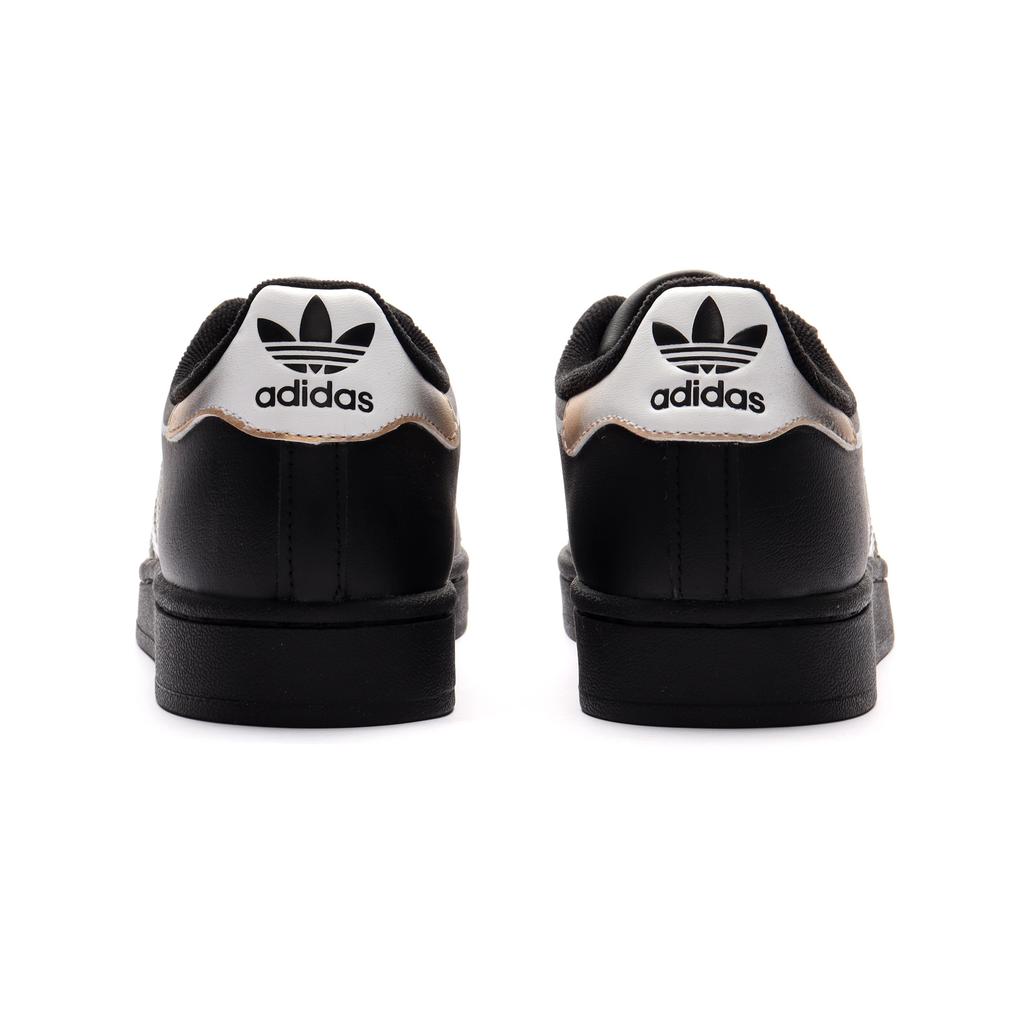 Adidas Originals SUPERSTAR Wear resistant And Lightweight Low top Skateboard Shoes Unisex Black Gold EG4959(Team1326-SBOX)
