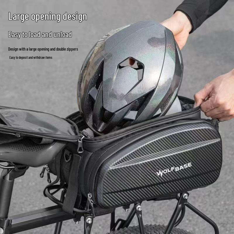 Large Capacity Cross-Border Rear Bicycle Pannier, Outdoor Travel Storage Tail Bag