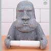 Moai Toilettenpapierhalter zur Wandmontage - Skurriles & Kreatives Design