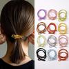 Mingyue 12-Color Handmade Knotting Hair Ties - Gentle On Hair, Simple and Fresh Women's Ponytail Holders