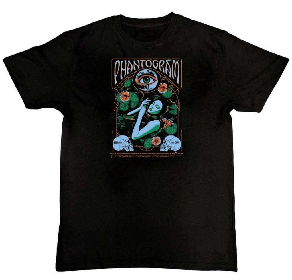Collection Phantogram Band Poster Graphic Unisex Mens T-Shirt