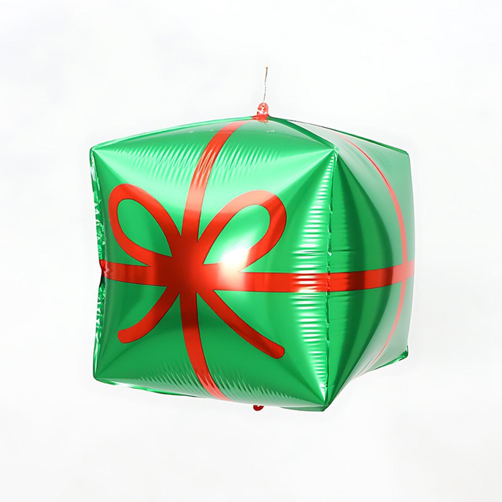 

Рождественская подарочная коробка, Алюминиевая фольга, Украшение для вечеринки по случаю дня рождения, Украшение торгового центра, Дизайн подарочной коробки, Алюминиевая фольга One Size