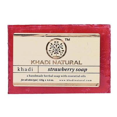 Natural Handmade Soap with Strawberry (125 G), Strawberry Soap Handmade