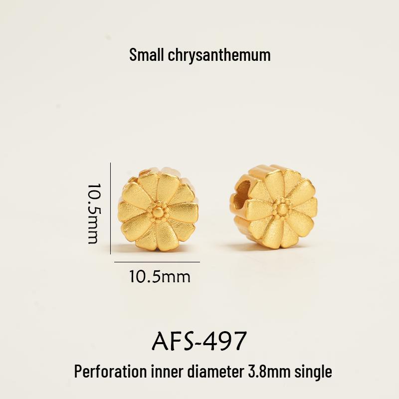 Vergoldetes antikes Schmuckset: Halskette, Armbänder & Perlenanhänger - Nicht verblassendes DIY-Zubehör