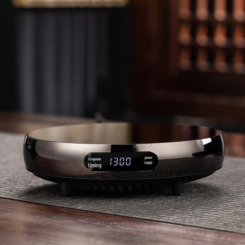 Ya Gong Electric Ceramic Tea Stove: Smart Timer Kettle for Boiling Water & Brewing Tea with Aluminum Alloy.