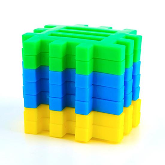 140/160/260Pcs Kids Waffle Building Blocks Toy Toddlers Boys Girls Interlocking Blocks Construction Learning STEM Educational Toy Set