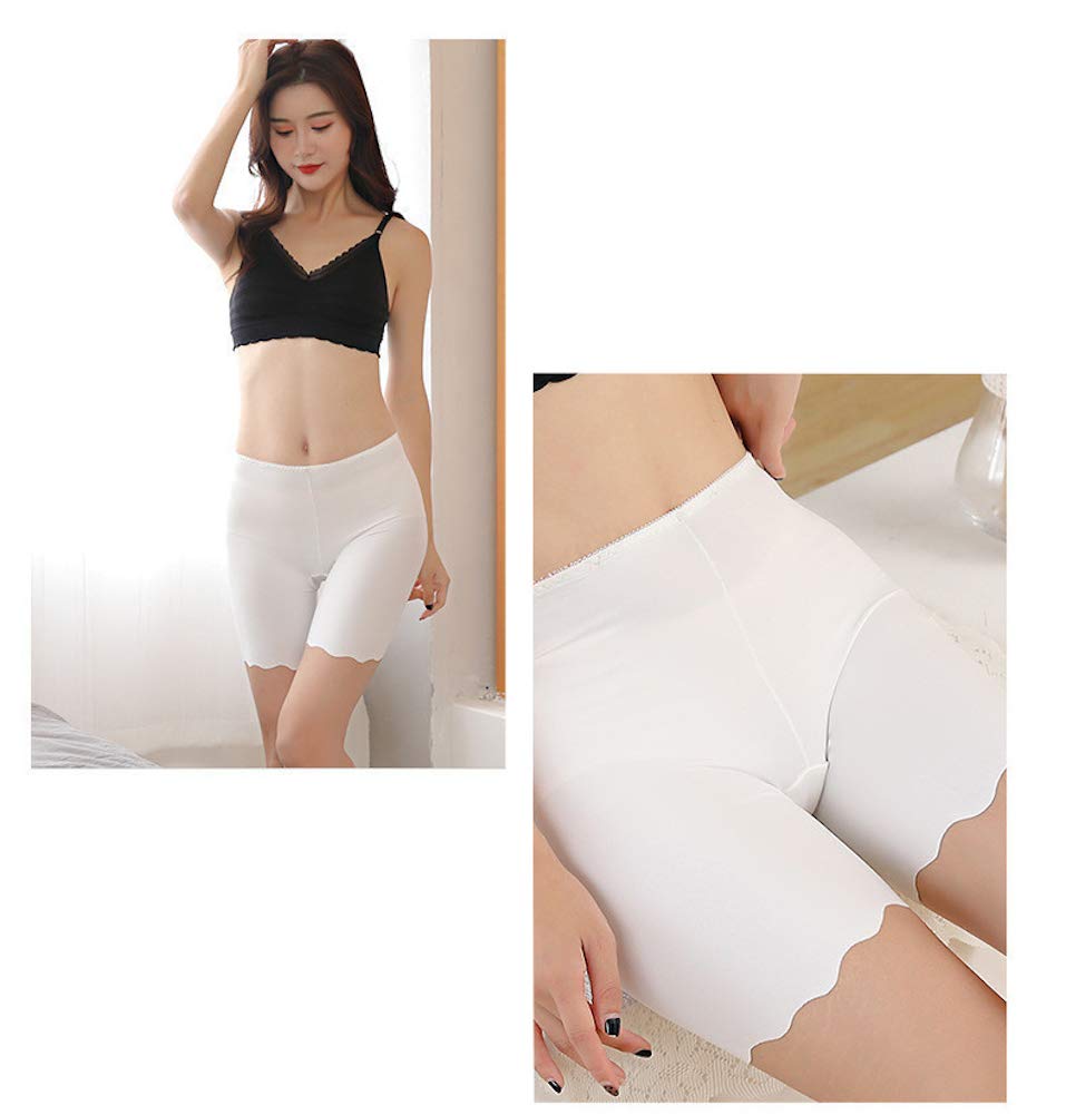 GOODS Plus Size 4XL Innerwear Length Wave [TOKYO MARKET] [PureAribon] Anti-Chafing Spats/Pettipants (Beige, 3/4 Pattern)