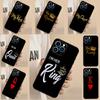 König Königin Paar Liebhaber Hülle Für Realme C61 C53 C55 C33 C63 C51 C65 C67 C71 C75 11 12 13 14 15 Pro Plus GT6 GT7 Pro