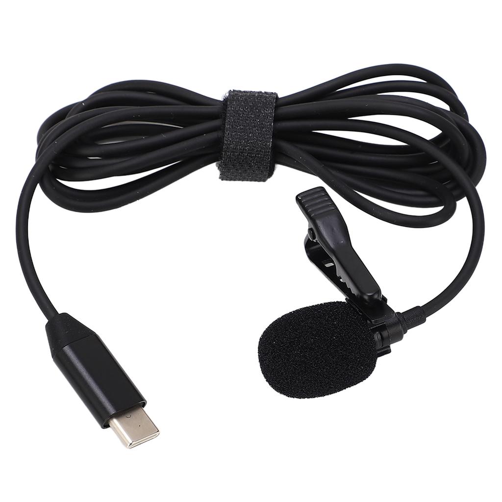 Lavalier Microphone Action Camera Microphone with Type C Interface for DJI Action OA2 OA3 MC490