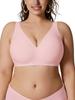 Plus Size Seamless Leopard Print Invisible Bra with Soft Support