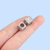 Stainless Steel Square Letter Spacer Beads Alphabet Charm Waterproof Accessories for Personalized Bracelet Jewelry DIY Making