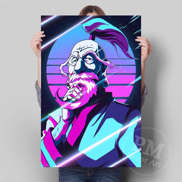 Anime Manga Hunter × Hunter Cyberretro Wall Decorative Canvas Painting Gon Freecss Killua Zoldyck Art Posters and Prints Gift