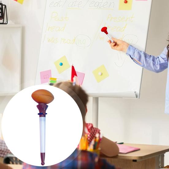 5 Piezas Bolígrafo Deportivo Divertido Aro Bolígrafo Bolígrafo Carcasa de Plástico Duradero Escritura Suave