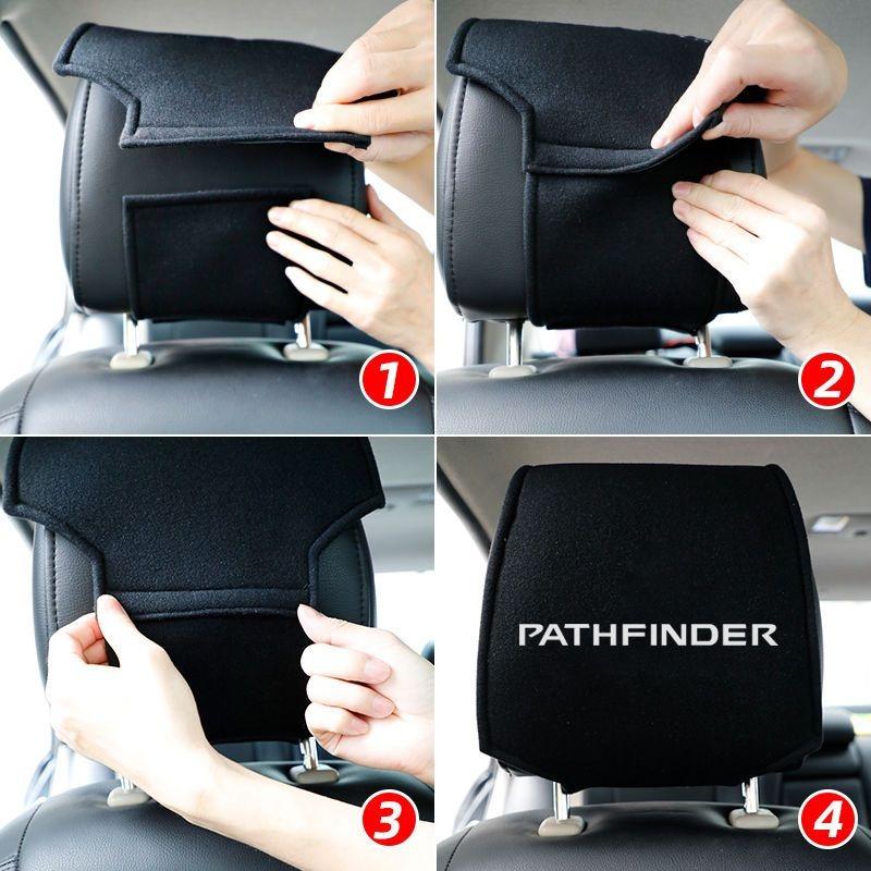 APL1 hot For Honda Mugen Jazz Car Headrest Cover Seat Head Pillow Neckest Cover Insight Freed Fit CRV Civic Accord City Accessory