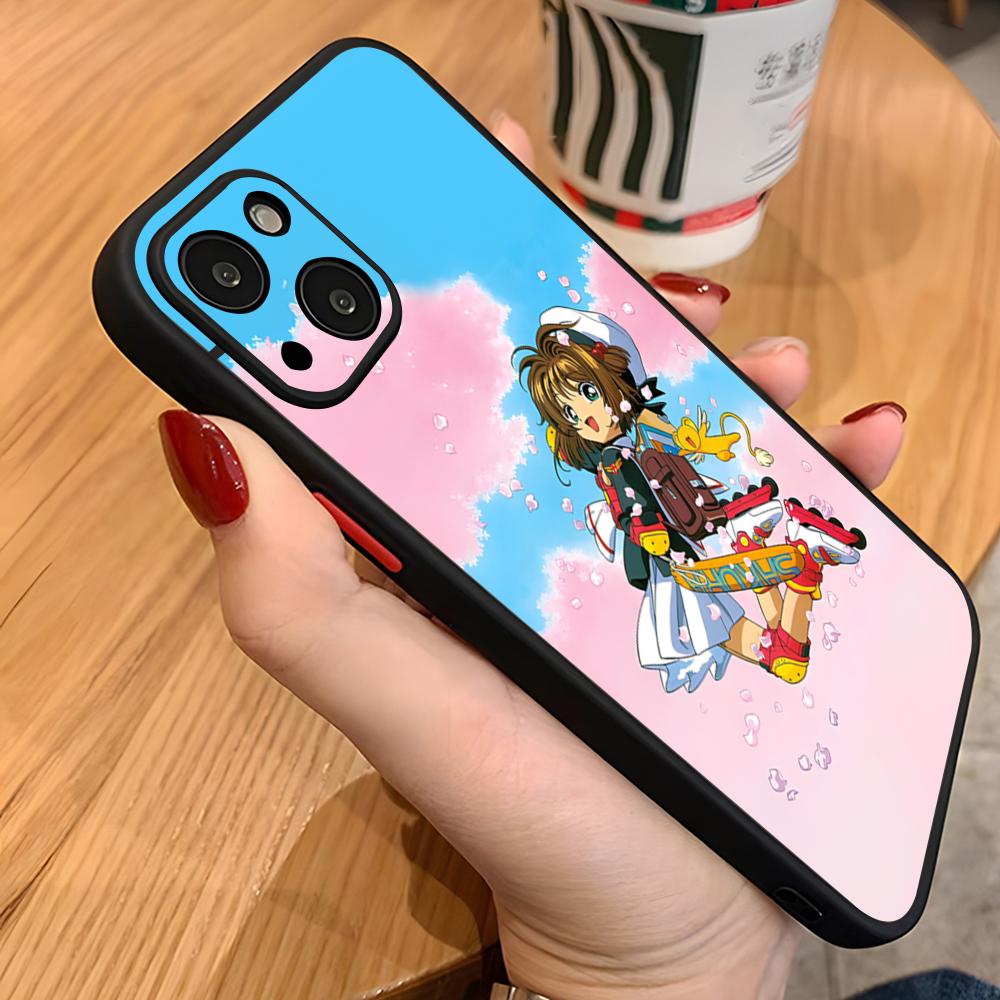 Cardcaptor Sakura Phone Case For IPhone 17 16 15 Pro Max 14 Pro 1613 11 12 Mini Xs Xr Plus Se Matte Back Cover