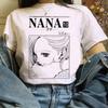 Anime Nana T Shirt for Women Japanese 2000s Style Y2k Tshirt Harajuku Fashion Casual Short Sleeve Top Kawaii Graphic T Shirts