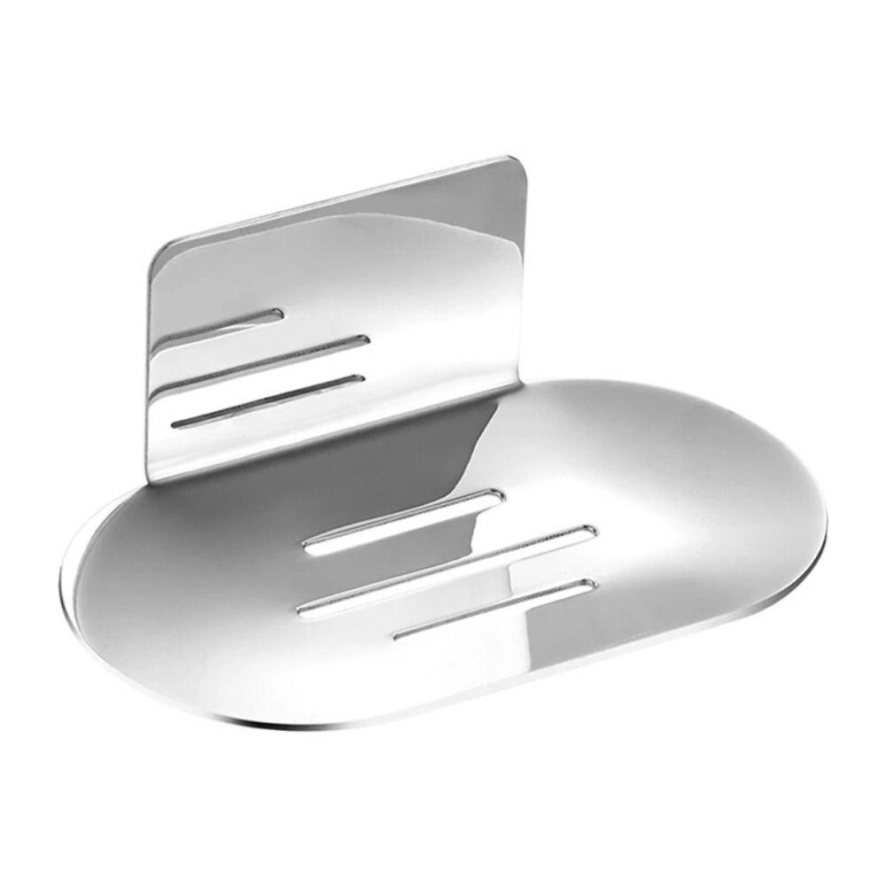 

Silver/Black Stainless Steel Shower Soap Holder Free Punching Soap Tray Soap Dish Bathroom серебряный