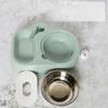 Cat Stainless Steel Bowl for Cat Double Dog Bowl Automatic Water Drinker Food Feeder Dispenser Pet Food Drink