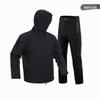 Alpha Green Tactical Sharkskin Waterproof Ski Suit: Camouflage Soft Shell Pants & Warm Fleece Set