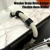 Laundry Tub Hose Holder Clip Washing Machine Discharge Hose Anti-Rust Hanger Household Laundry Accessory