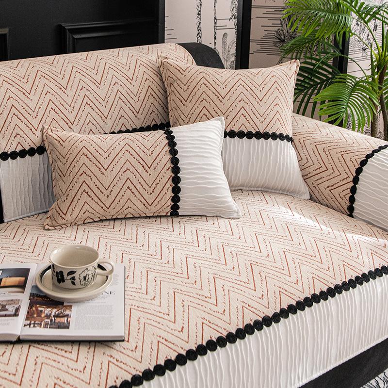 Sofa Cushion  New Four-Season Universal Combination Sofa Cover Seat Cushion One Piece Sofa Cover Cloth Towel Cushion