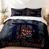 Detroit Tigers Custom Name 3pc Set Perfect for Bedroom Use Comfortable Bedding Set Includes a Duvet Cover and Two Pillowcases Ideal Birthday or Christ