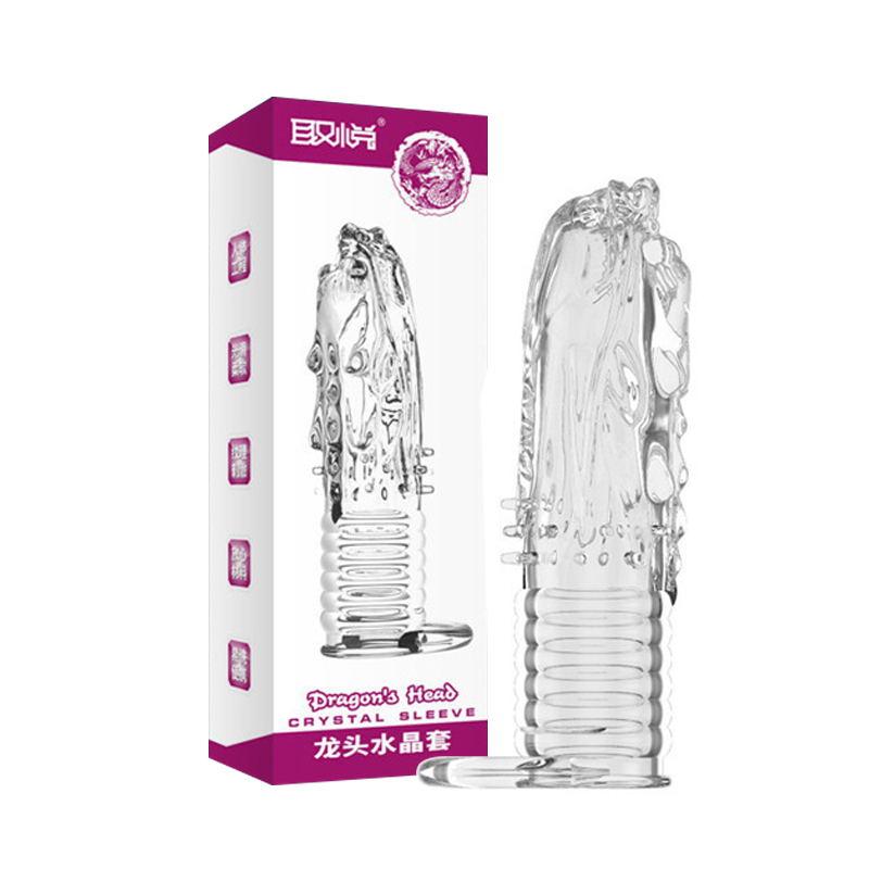 Fish Scales Condoms Penis Extension Sleeves Delay Ejaculation Reusable Spike Condoms Blocking Penis Sleeve